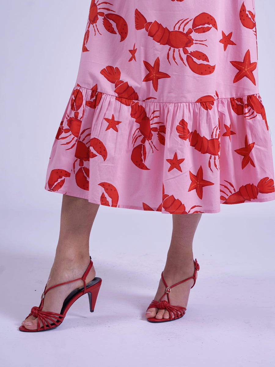 New Day Originals Aurora dress Lobster
