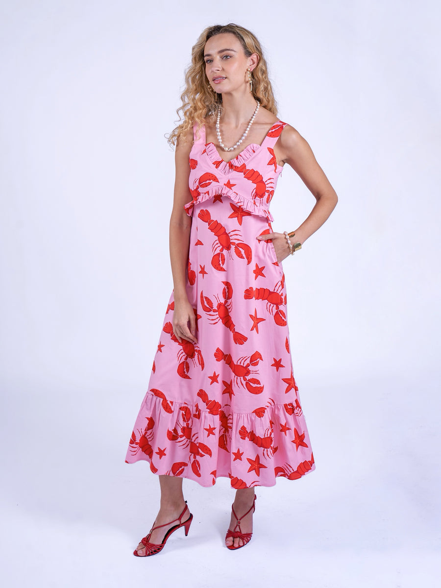 New Day Originals Aurora dress Lobster