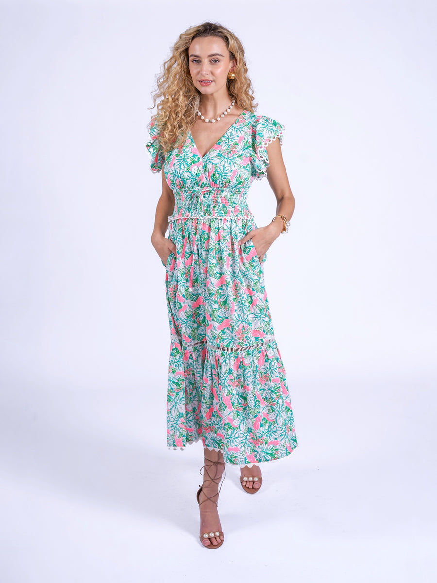 New Day Originals Misha Dress parrot