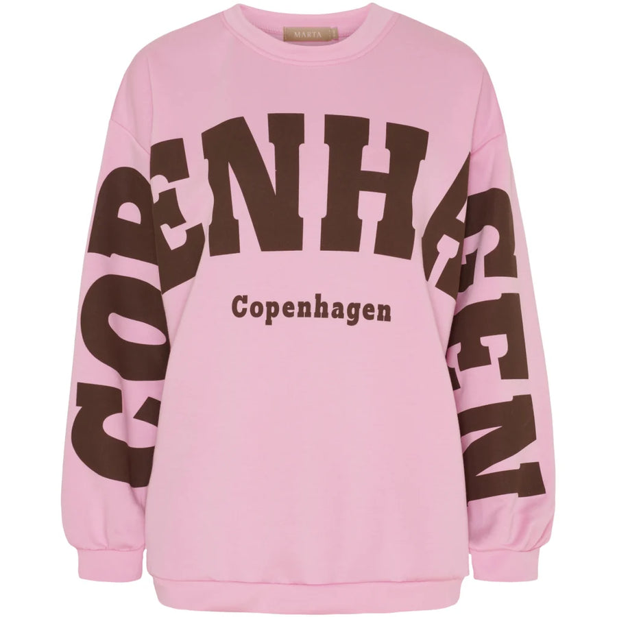 Marta MDchibiscus sweatshirt pink