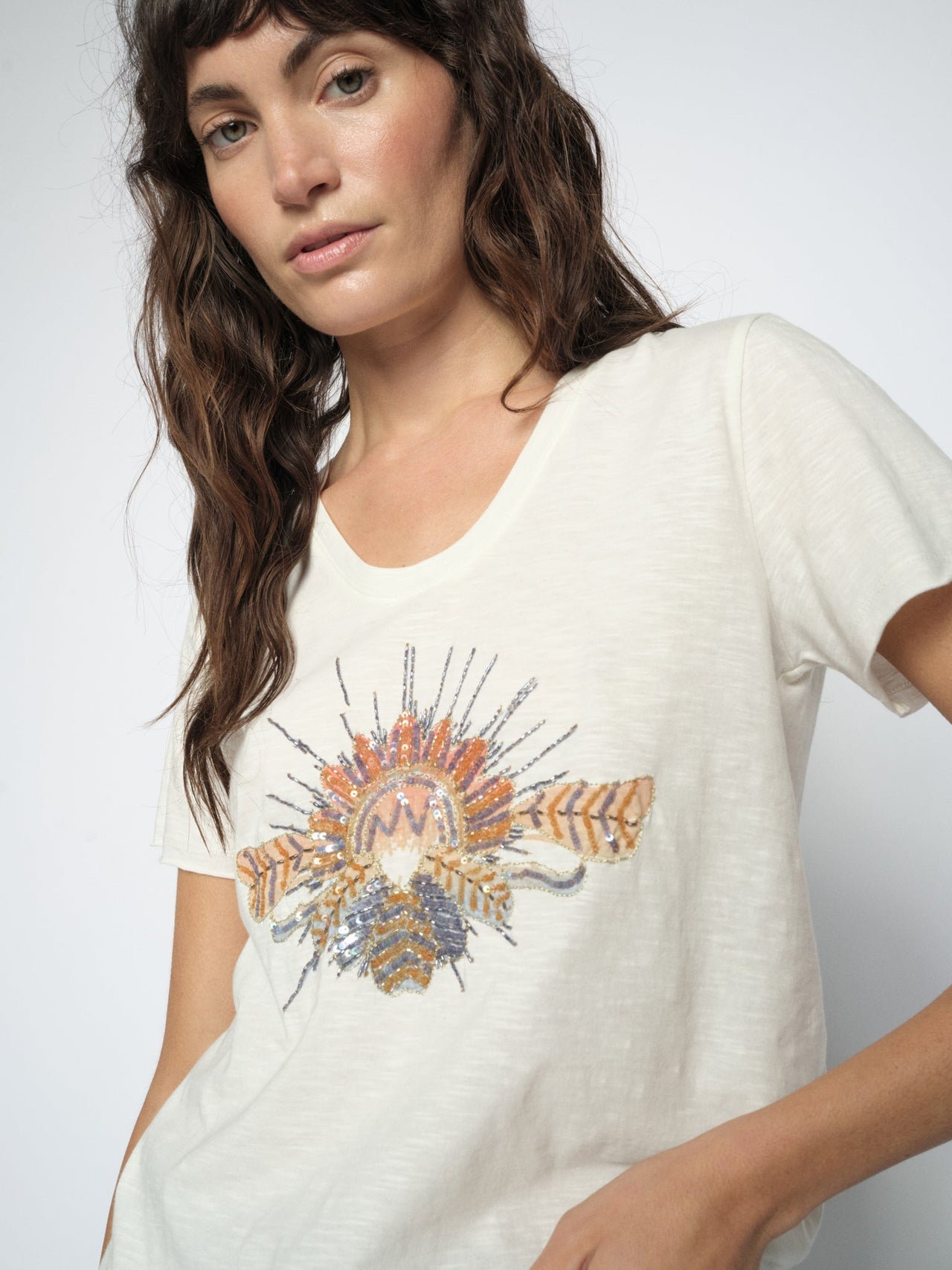 Mos mosh MMTonia O SS glam tee