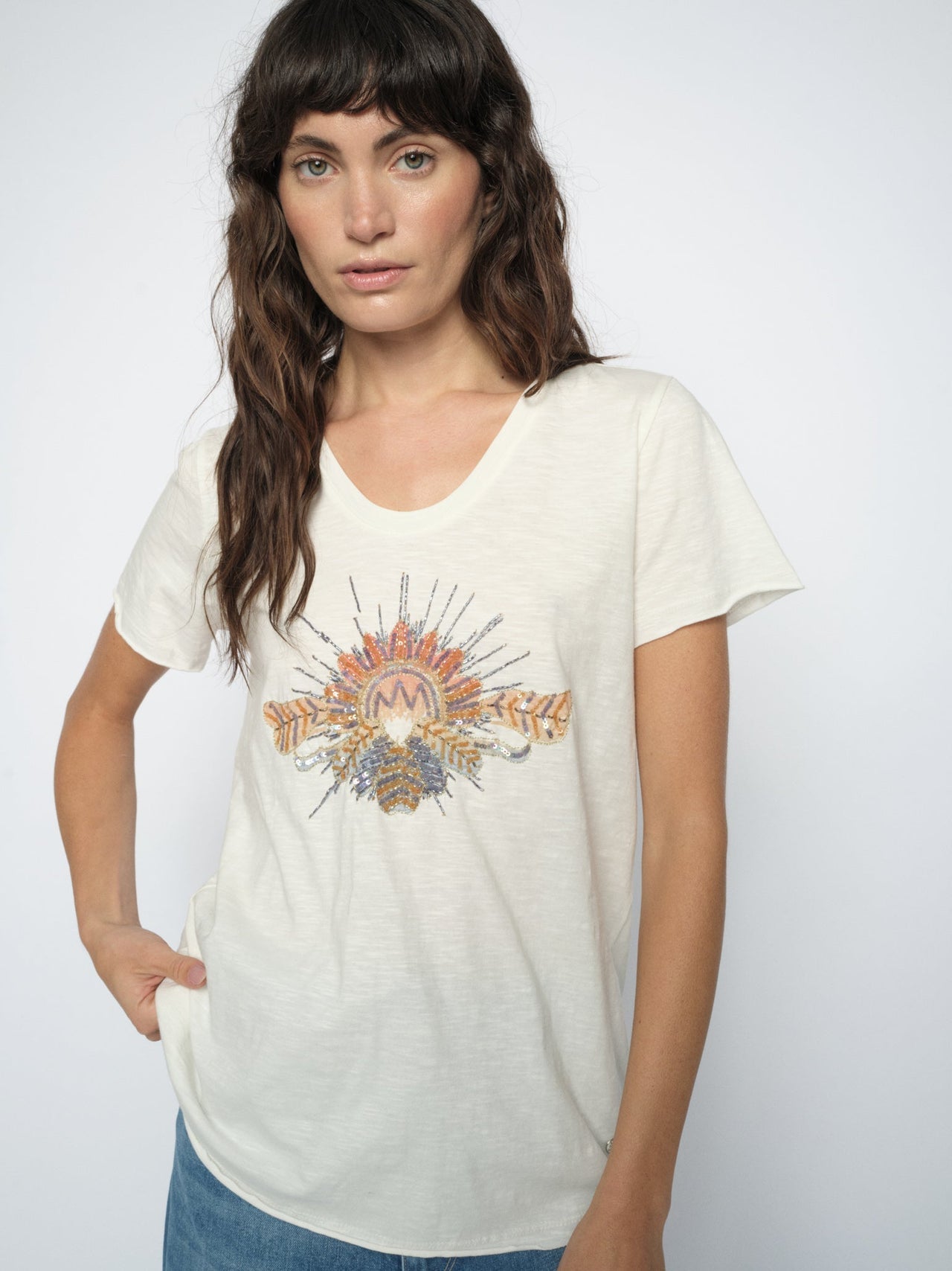 Mos mosh MMTonia O SS glam tee