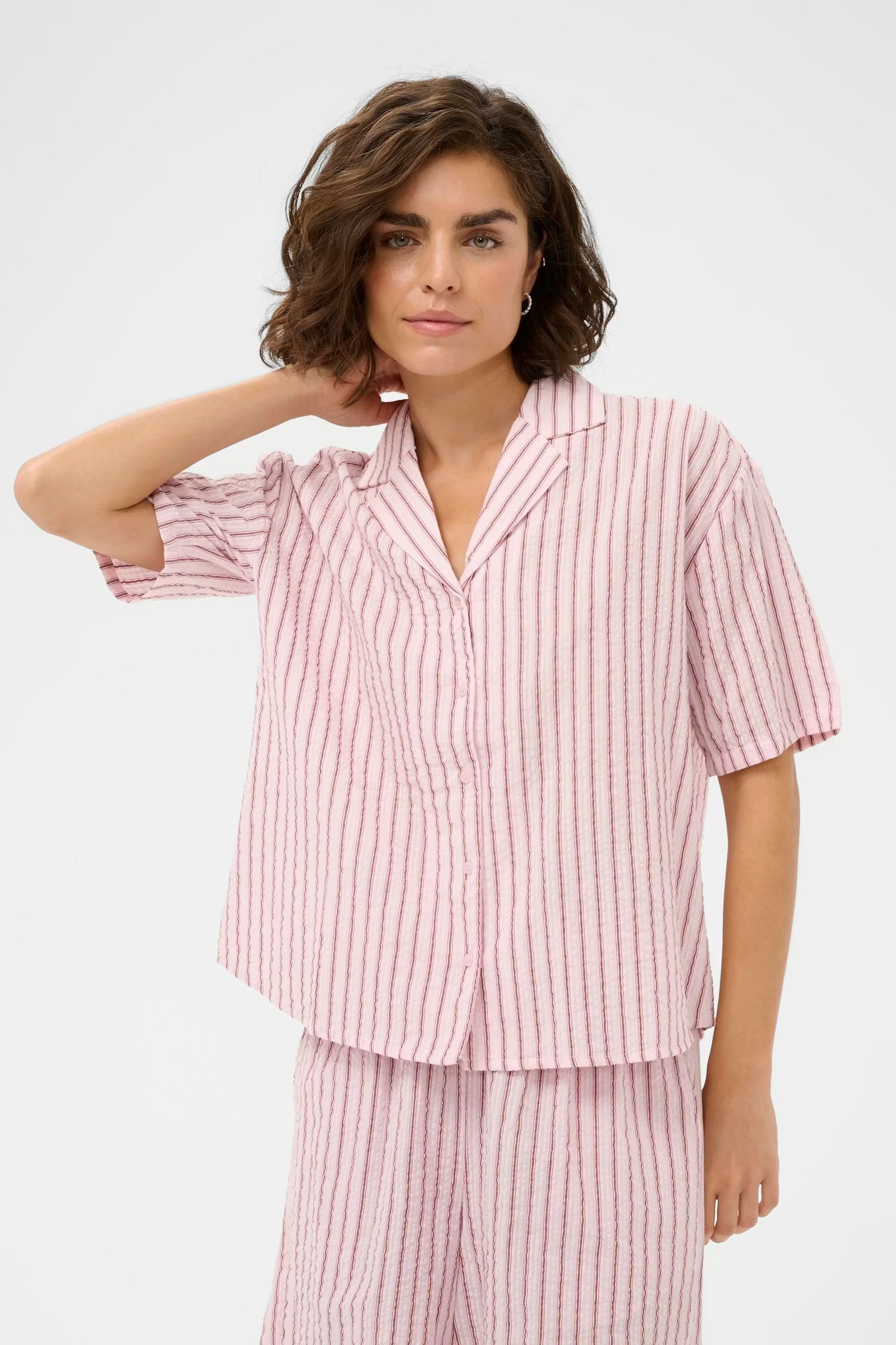 Kaffe KAlara shirt pink