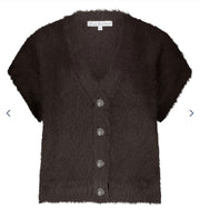 Red Button SRB4672 Sleeveless Fuzzy brown