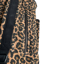 Load image into Gallery viewer, Sixton Leopard Print Backpack Dark Brown
