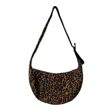 Load image into Gallery viewer, Sixton Leopard Print Sling Bag Small Dark Brown
