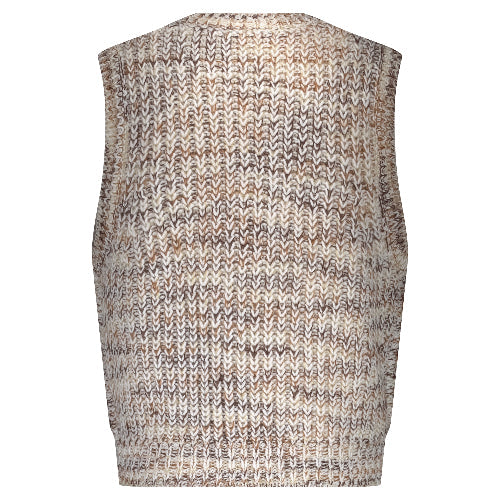 Red Button SRB4733 Cocoon sleeveless brown