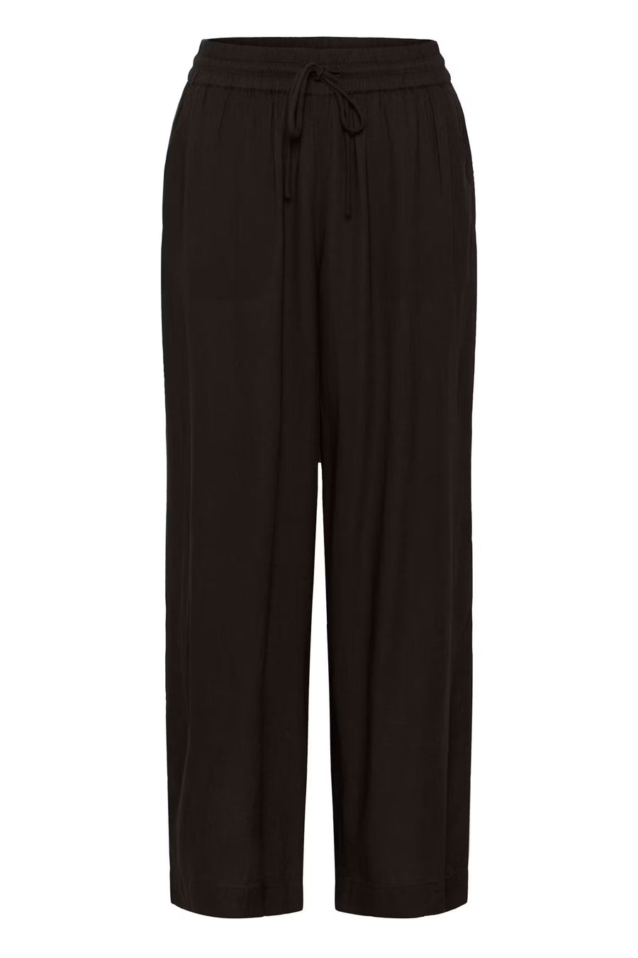 Kaffe KAmilia cropped wide pants coffee
