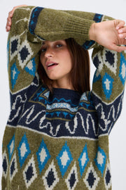 BYOUNG BYnafta jacquard jumper