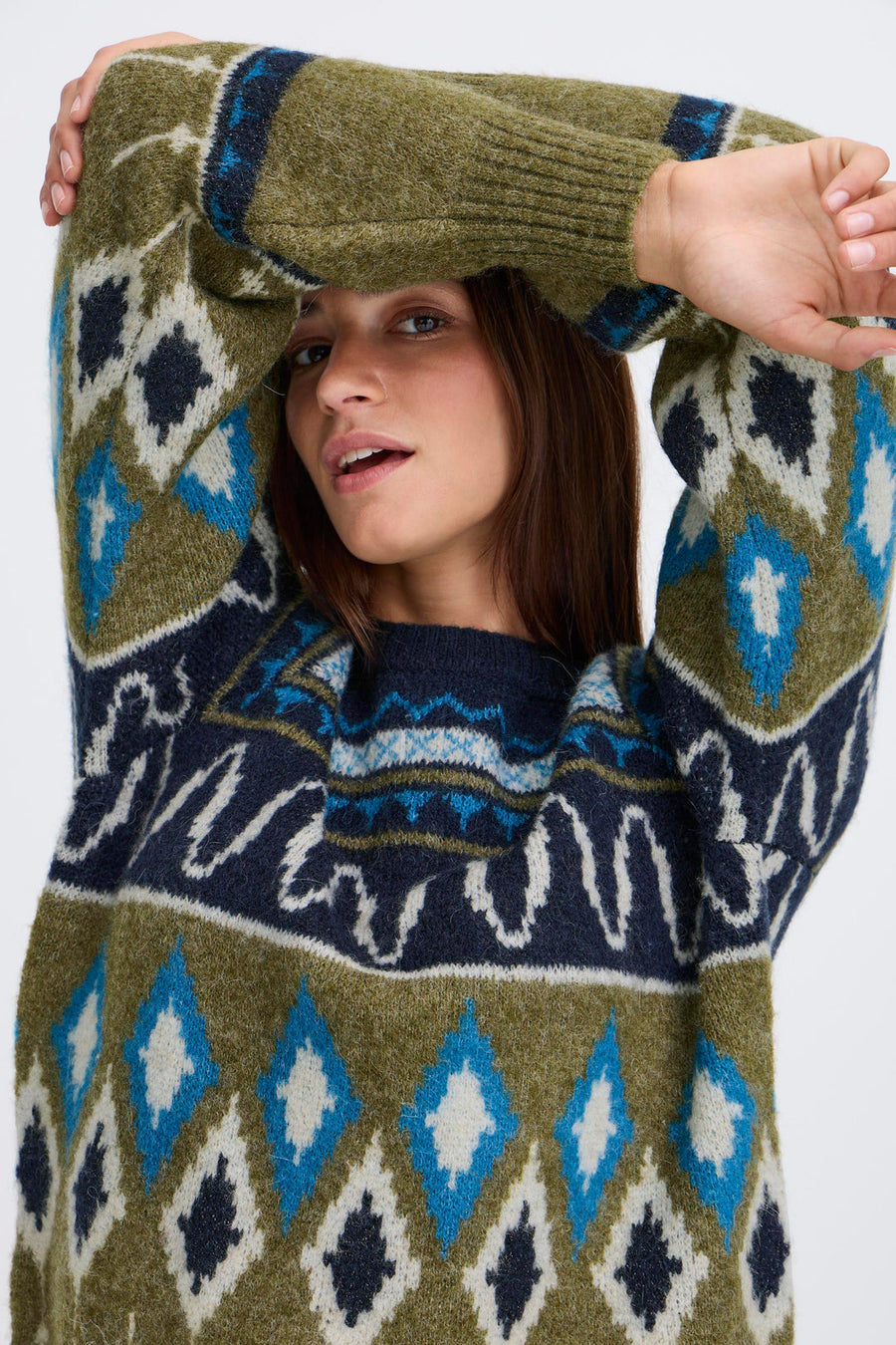 BYOUNG BYnafta jacquard jumper