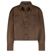 Red Button SRB4668 Blousejacket 2 tone faux suede