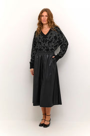 Kaffe Kamikka Long Skirt Black