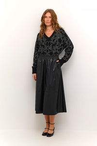 Kaffe Kamikka Long Skirt Black