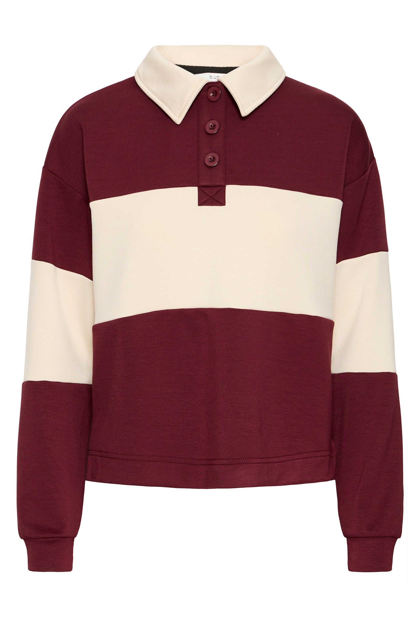 BYOUNG BYpusti contrast polo pullover