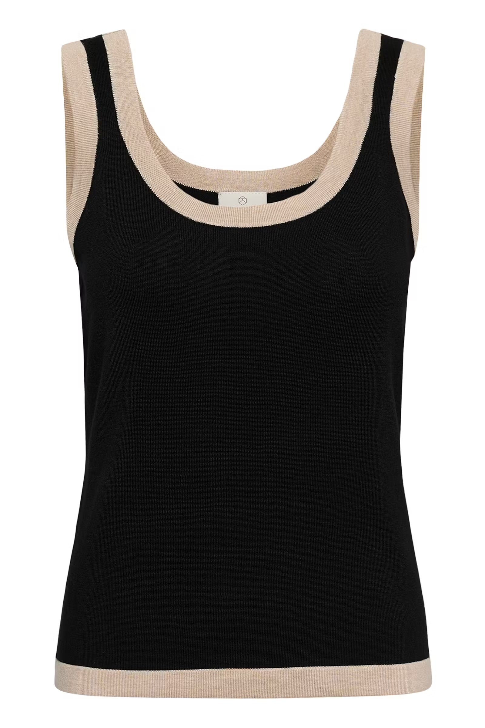 Kaffe KAlizza Contrast knit top