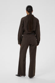Kaffe KAbrook HW Reg fit jeans Chocolate
