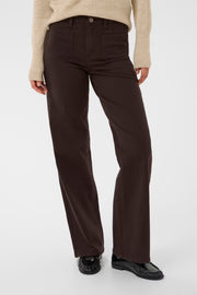 Kaffe KAbrook HW Reg fit jeans Chocolate