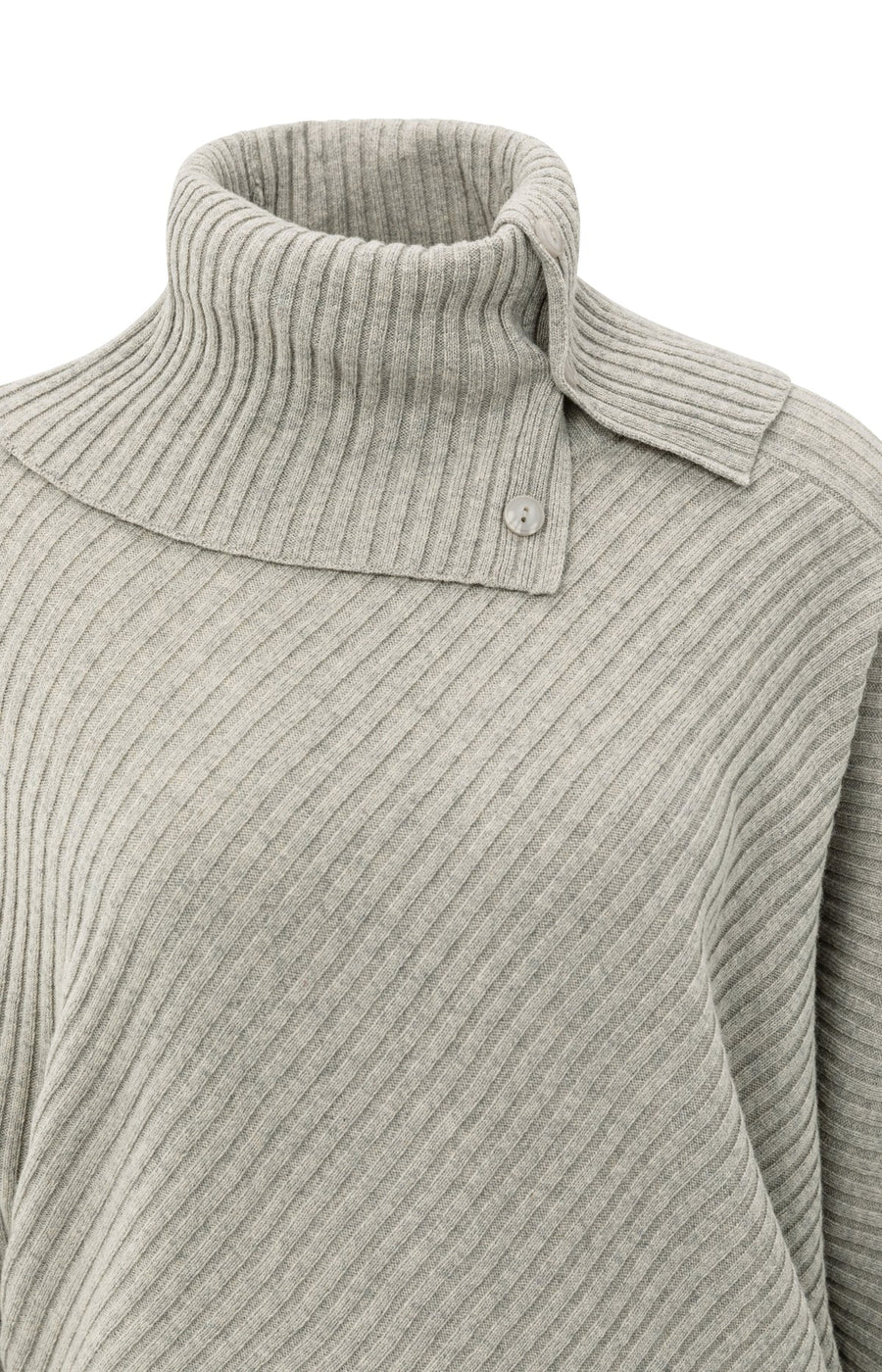 Yaya 01-000506 batwing sweater with collar
