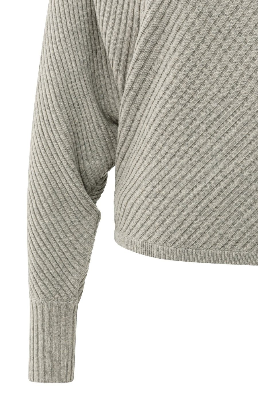 Yaya 01-000506 batwing sweater with collar