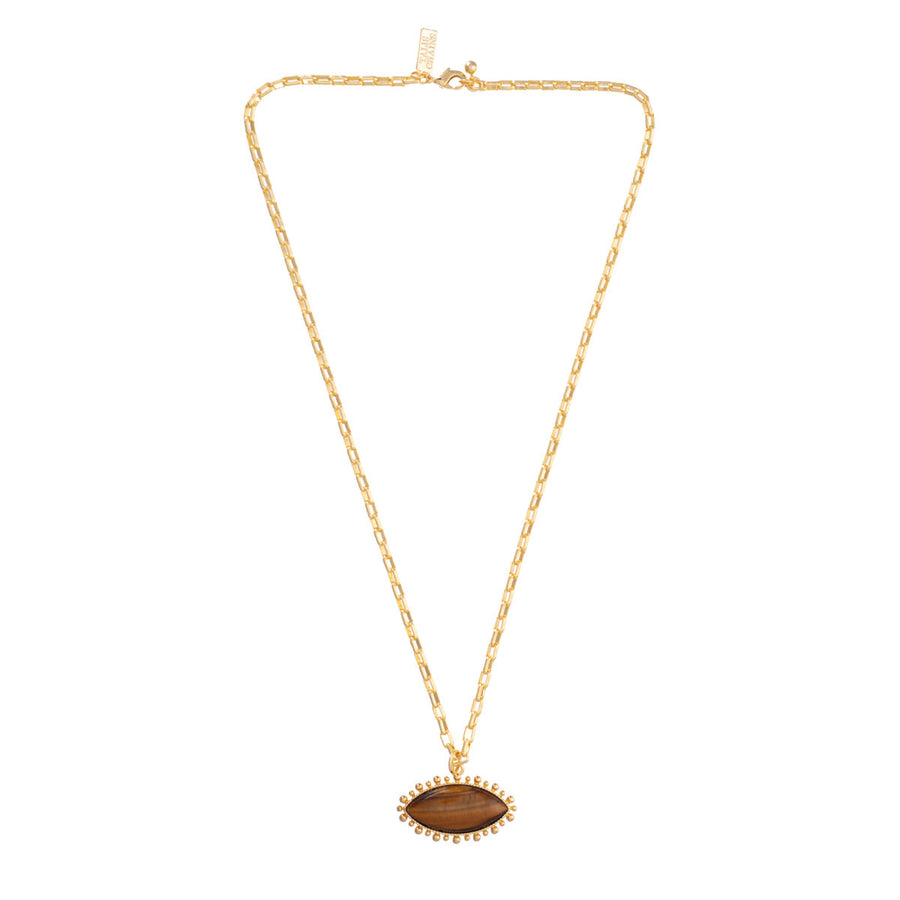 Talis Chains Tigers eye pendant necklace
