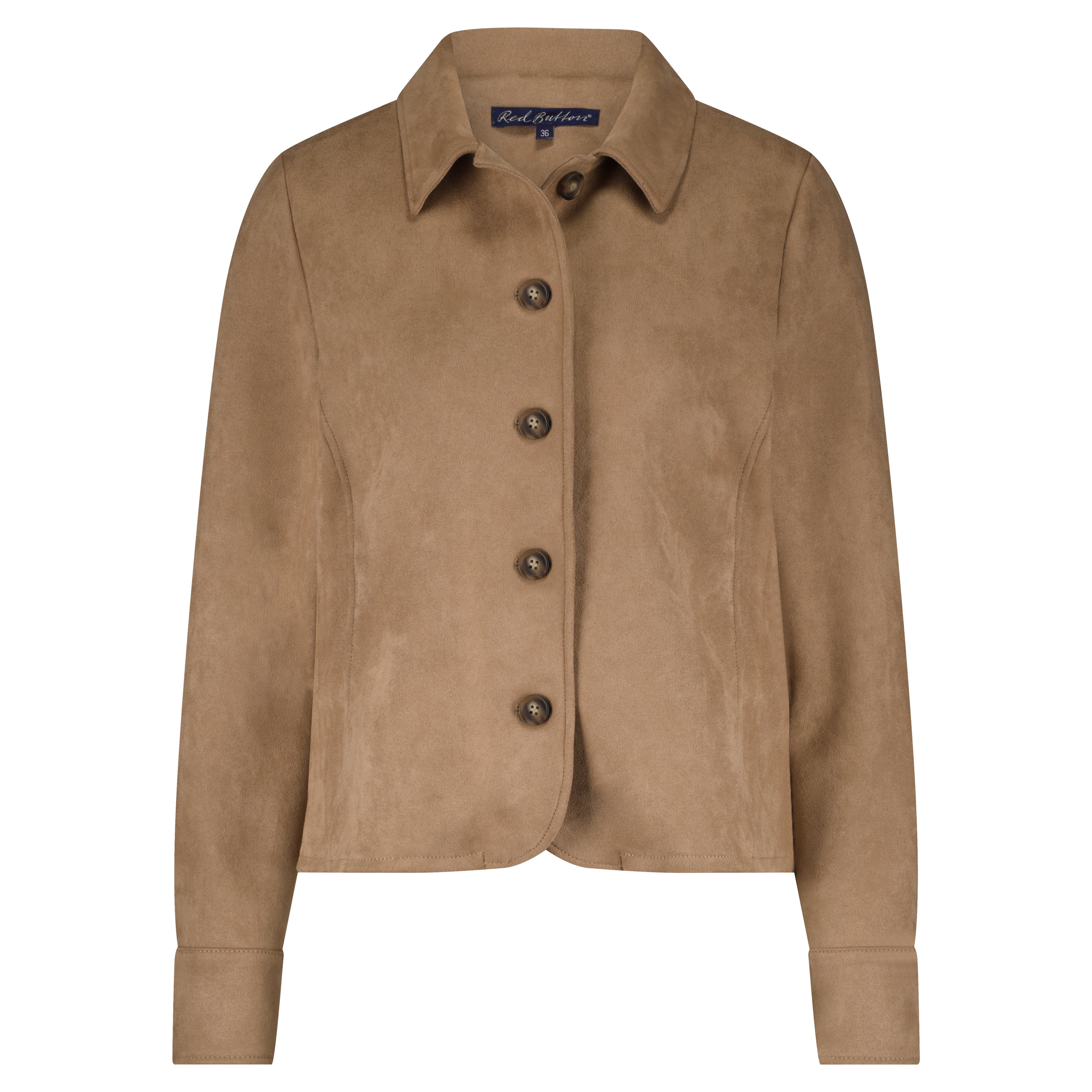 Red Button SRB4698 Jacket faux suede almond