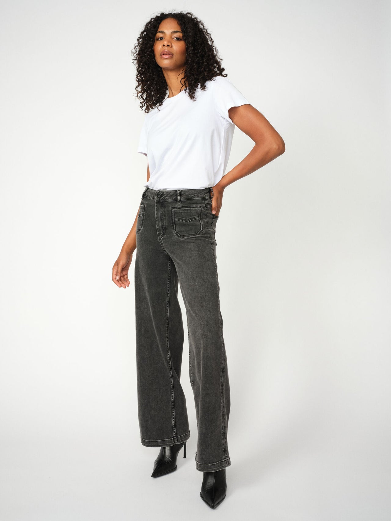 Mos Mosh MMColette Deluxe Jeans grey