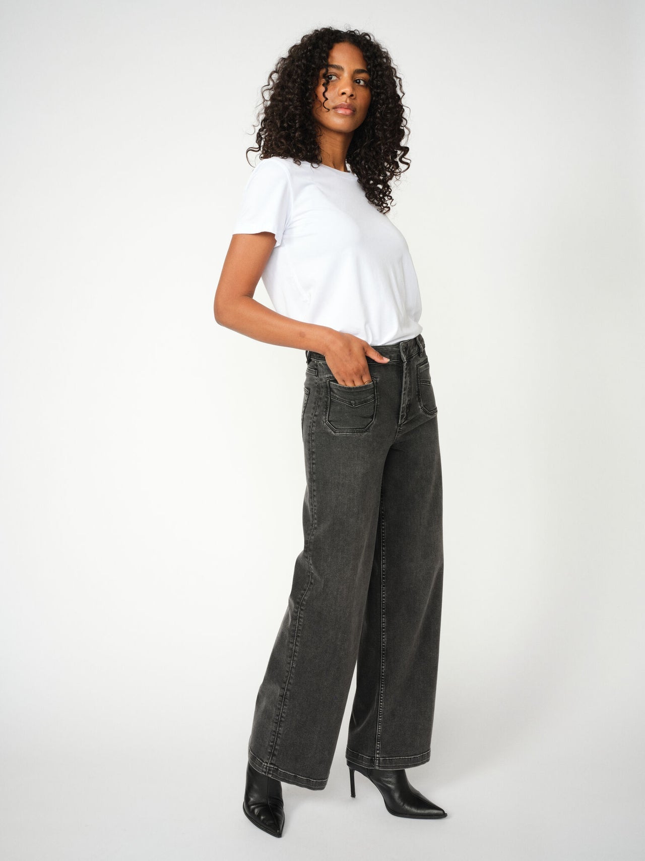 Mos Mosh MMColette Deluxe Jeans grey