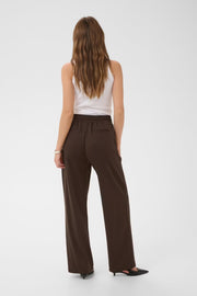 Kaffe KAjenny straight pants choc