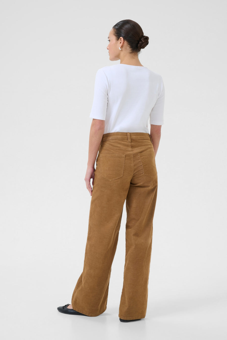 Kaffe KAmolly Pants Toasted coconut