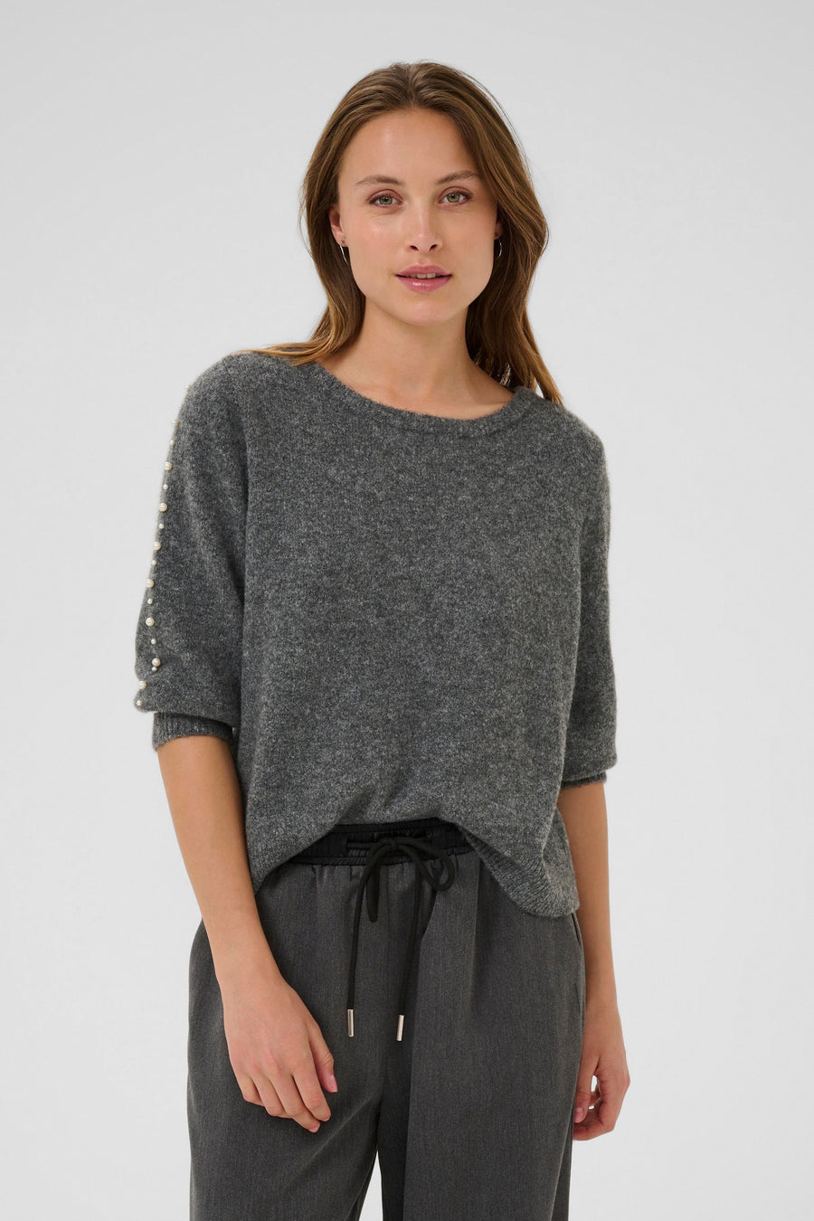 Kaffe Kabetty Pullover grey