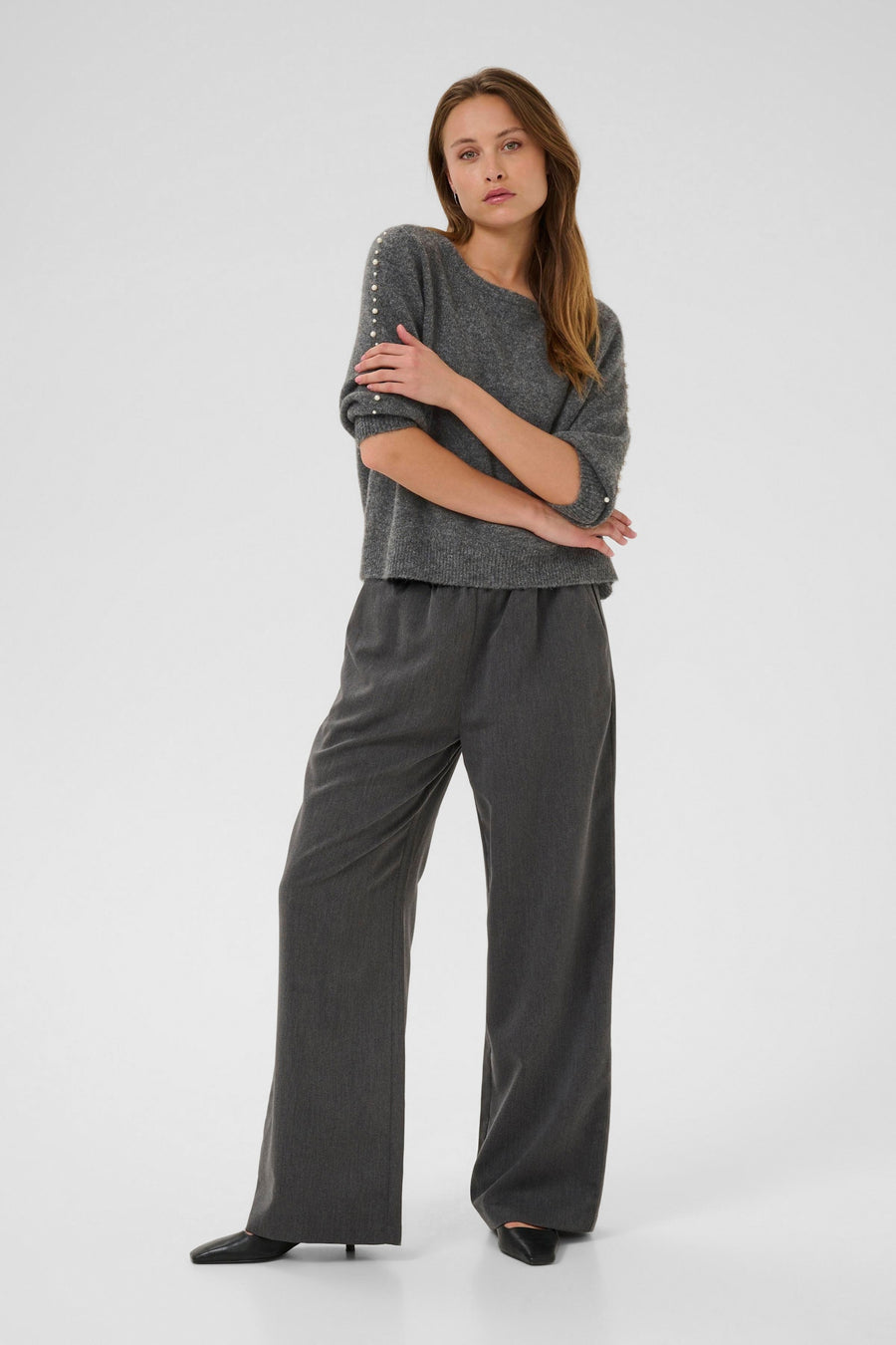 Kaffe Kabetty Pullover grey