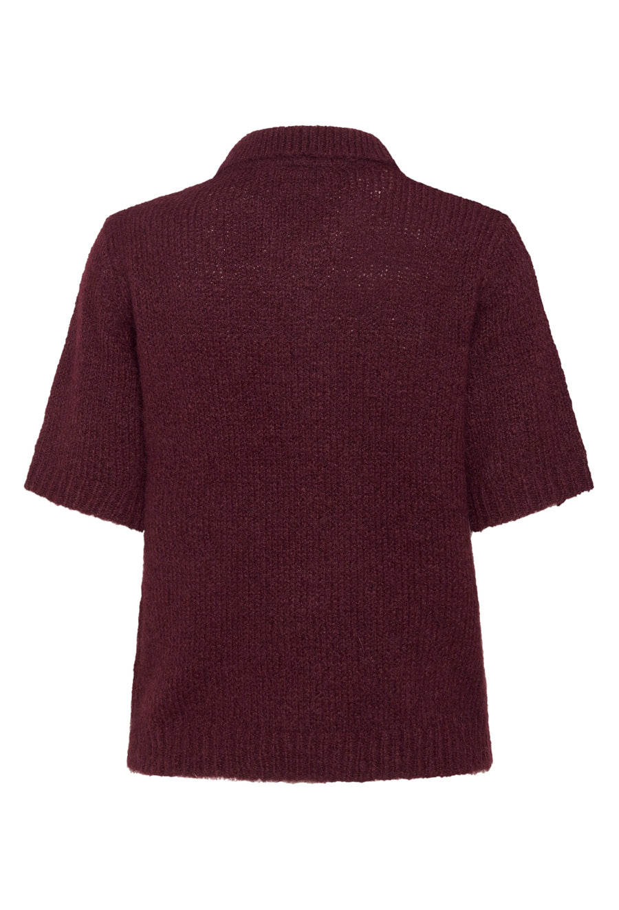 Kaffe KAemilie polo pullover wine
