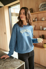 Kaffe KAelenora sweatshirt sea club