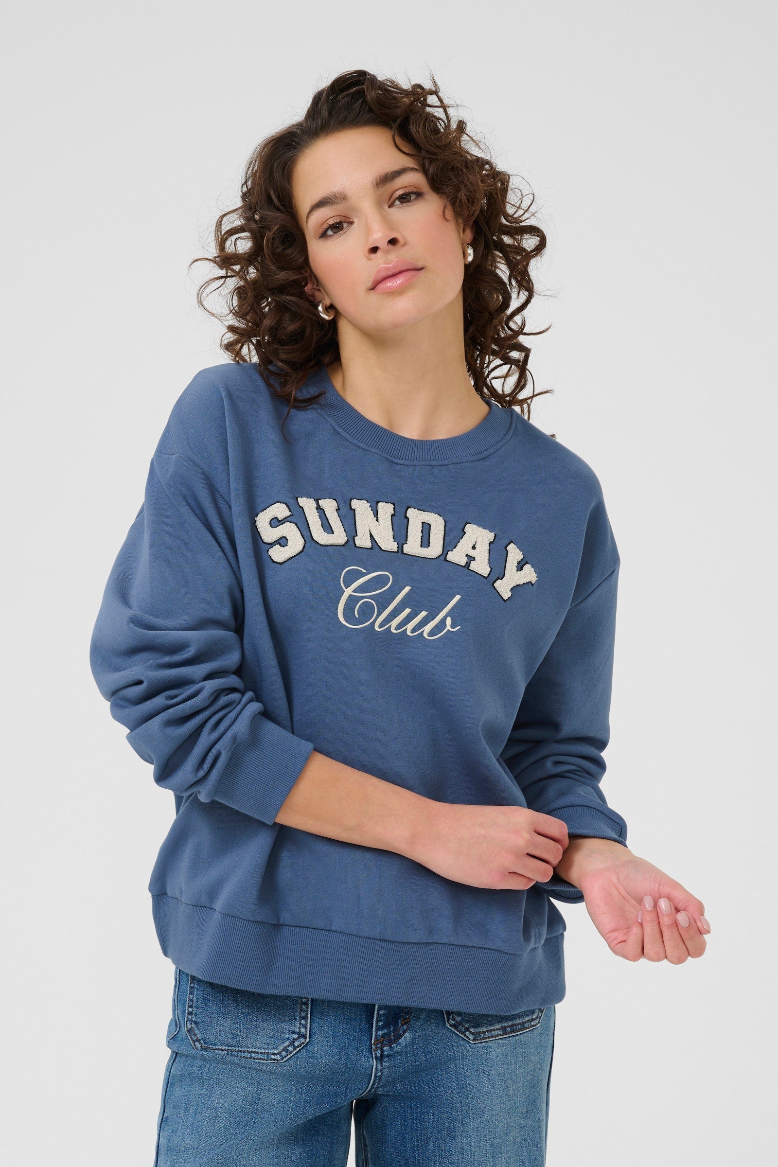 Kaffe KAelenora sweatshirt sea club