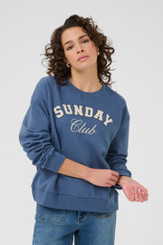 Kaffe KAelenora sweatshirt sea club