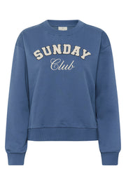 Kaffe KAelenora sweatshirt sea club