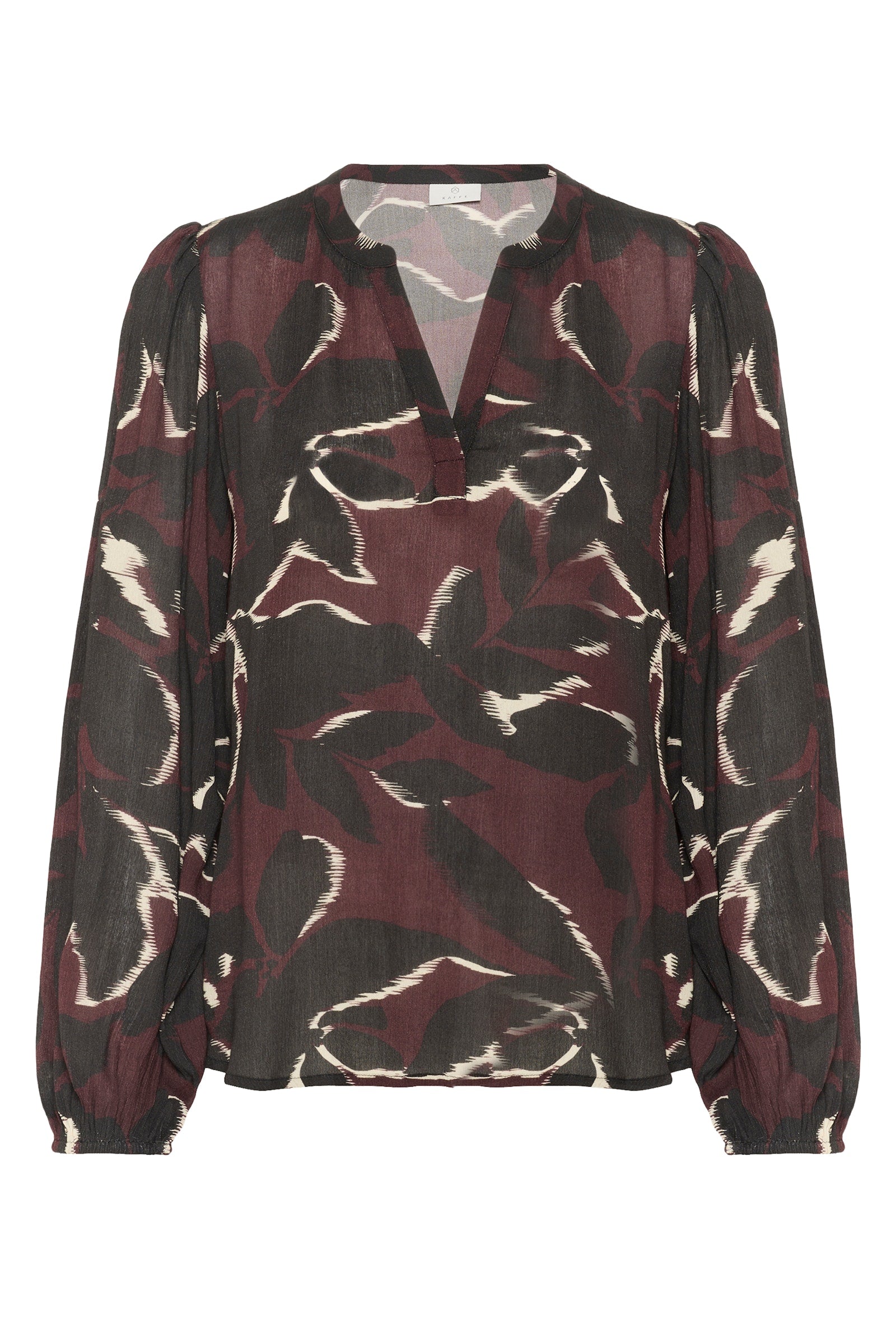 Kaffe KAbeate Amber Blouse wine