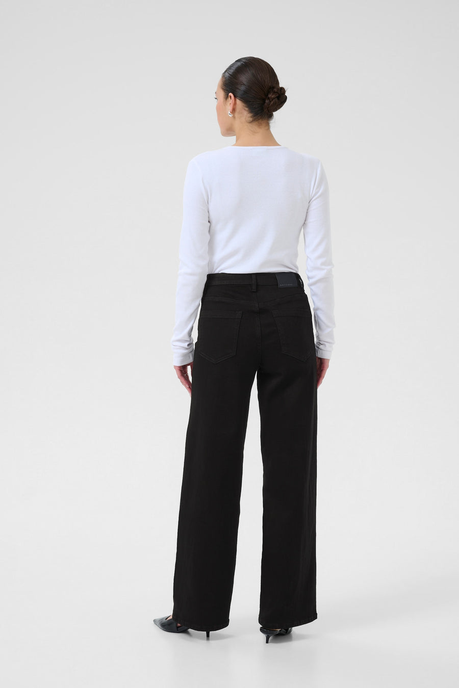 Kaffe KAbrook HW reg jeans black