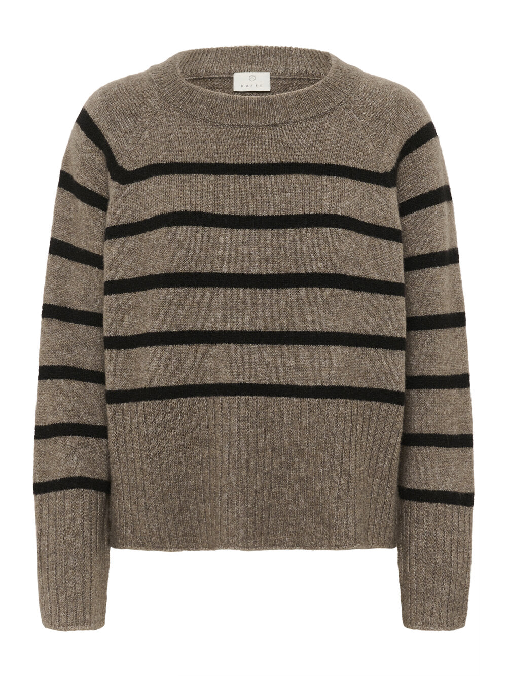 Kaffe KAerin knit pullover morel
