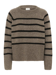 Kaffe KAerin knit pullover morel