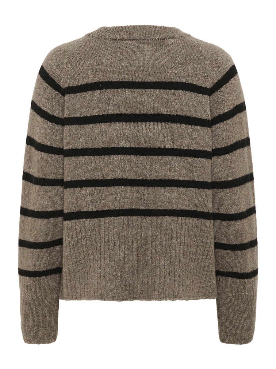 Kaffe KAerin knit pullover morel