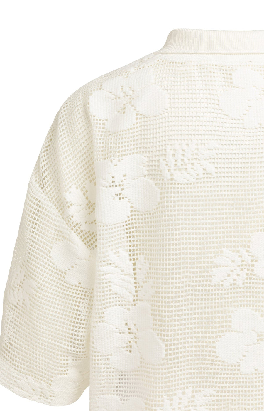 Yaya 01-201234 Crochet jacket beige