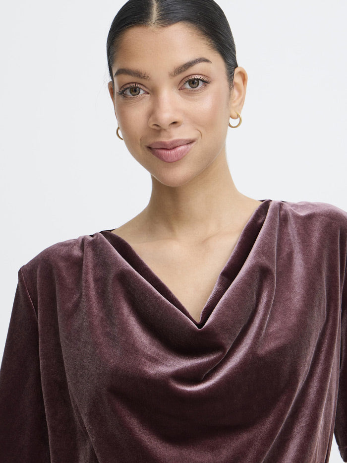 BYOUNG BYperlina Draping blouse