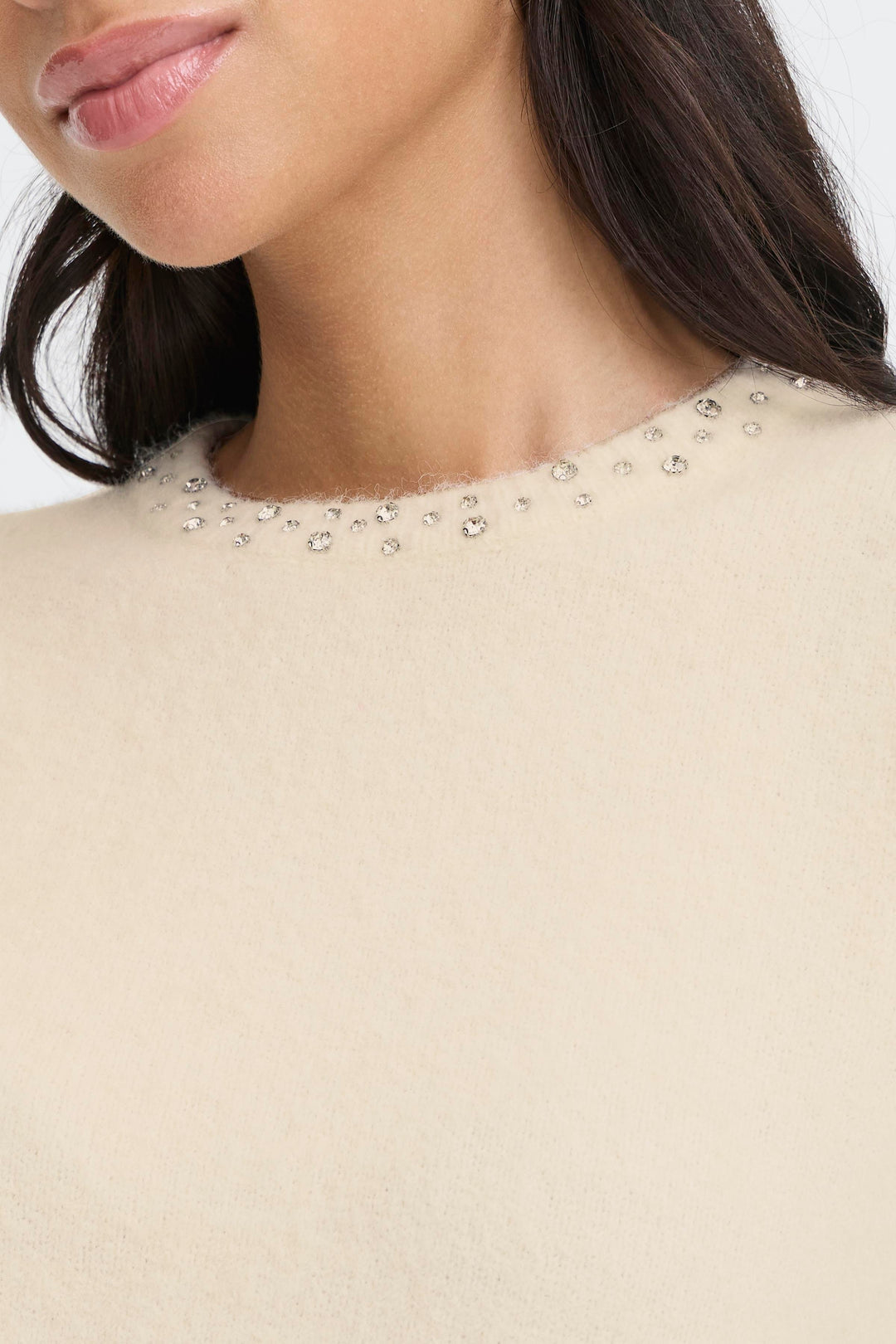 BYOUNG BYomea rhinestones ss jumper