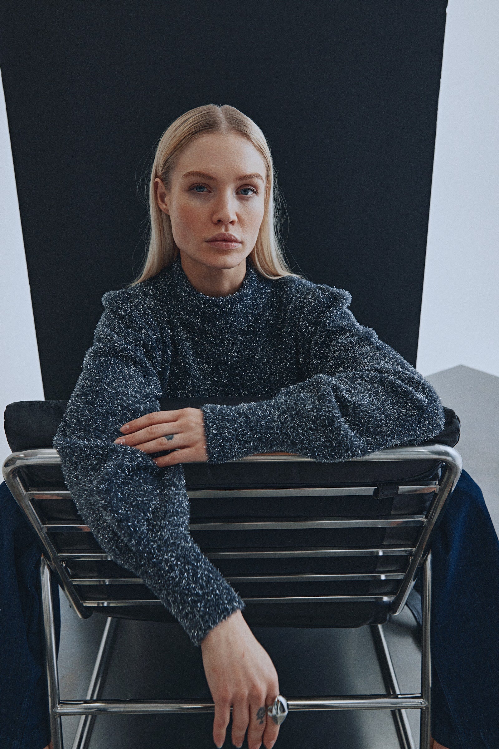 Pulz PZblair pullover grey