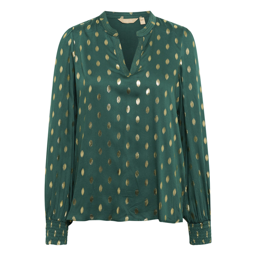 Culture CUdittemarie Giselle blouse green