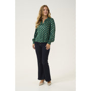 Culture CUdittemarie Giselle blouse green