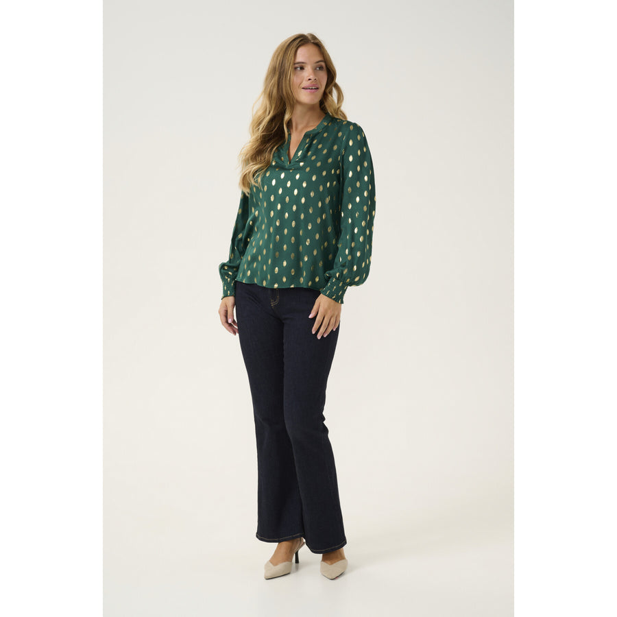 Culture CUdittemarie Giselle blouse green
