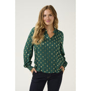 Culture CUdittemarie Giselle blouse green