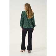 Culture CUdittemarie Giselle blouse green